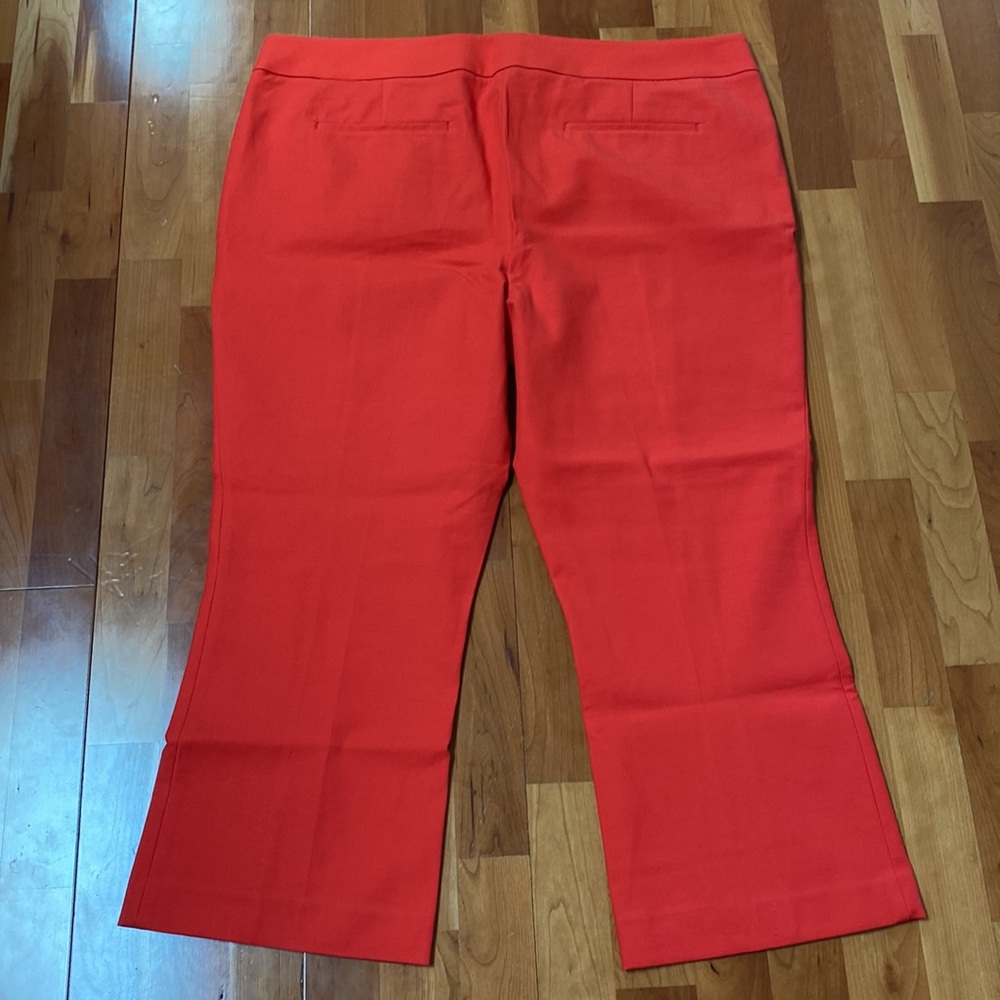 Never worn. LOFT cropped boot leg pant. - Picture 5 of 5